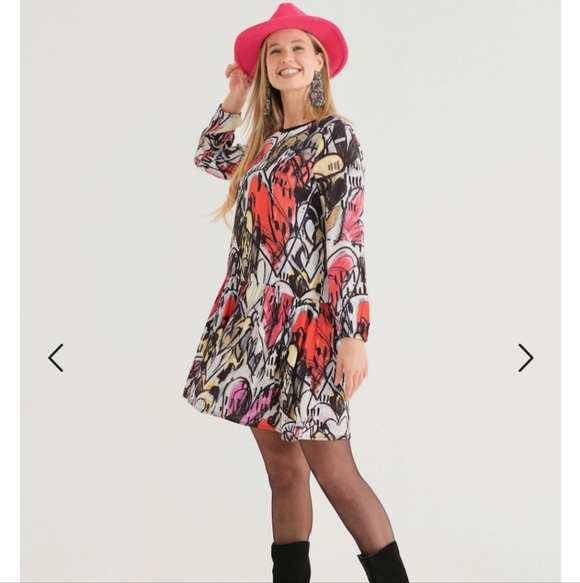 Dresses & Skirts - NWT Dolcezza Dress “Watermelon Heart” Size L